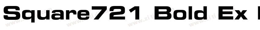 Square721 Bold Ex BT字体转换